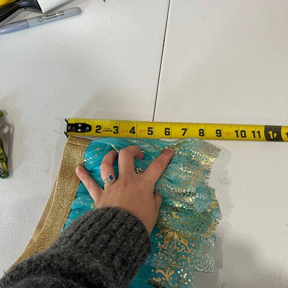 Disney Frozen Elsa Shiny Tulle Skirt Skort Toddler Baby Girl Size 18 Months - Picture 5 of 5